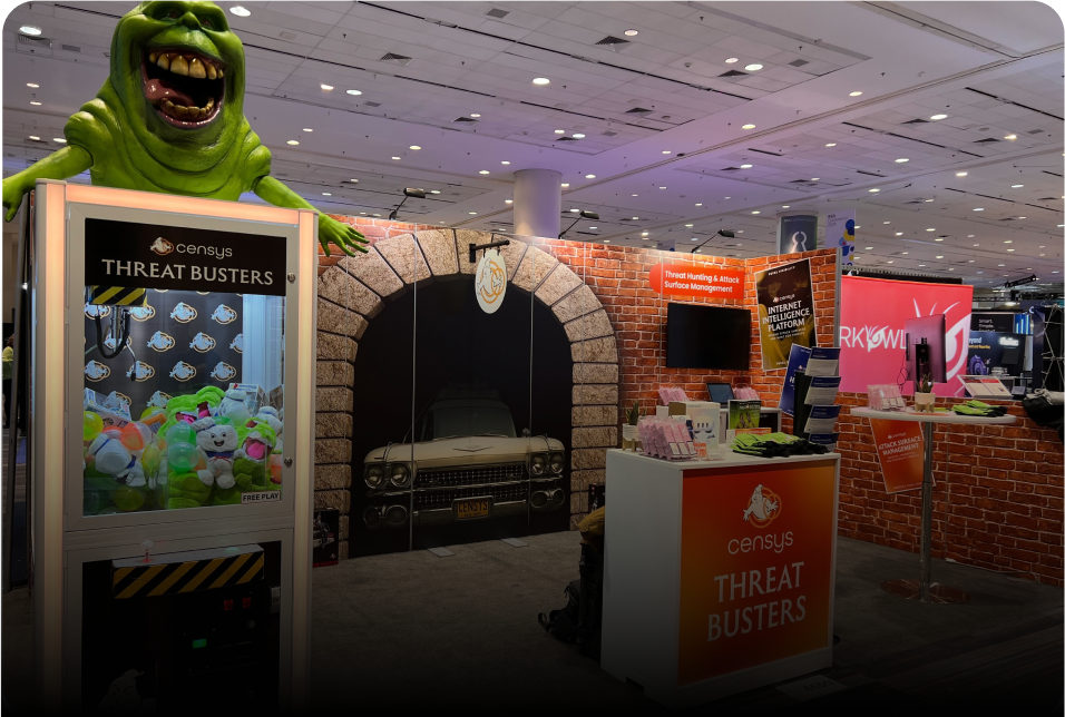 Censys Threat Busters Booth Image